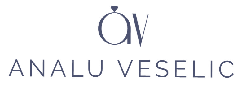 Logo azul Analu Veselic